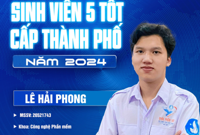 CHÚC MỪNG 12 UITer ĐẠT DANH HIỆU SINH VIÊN 5 TỐT THÀNH PHỐ HỒ CHÍ MINH NĂM 2024
