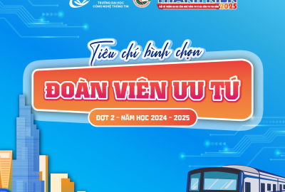 THÔNG BÁO BÌNH CHỌN "ĐOÀN VIÊN ƯU TÚ" ĐỢT 2, NĂM HỌC 2024 - 2025